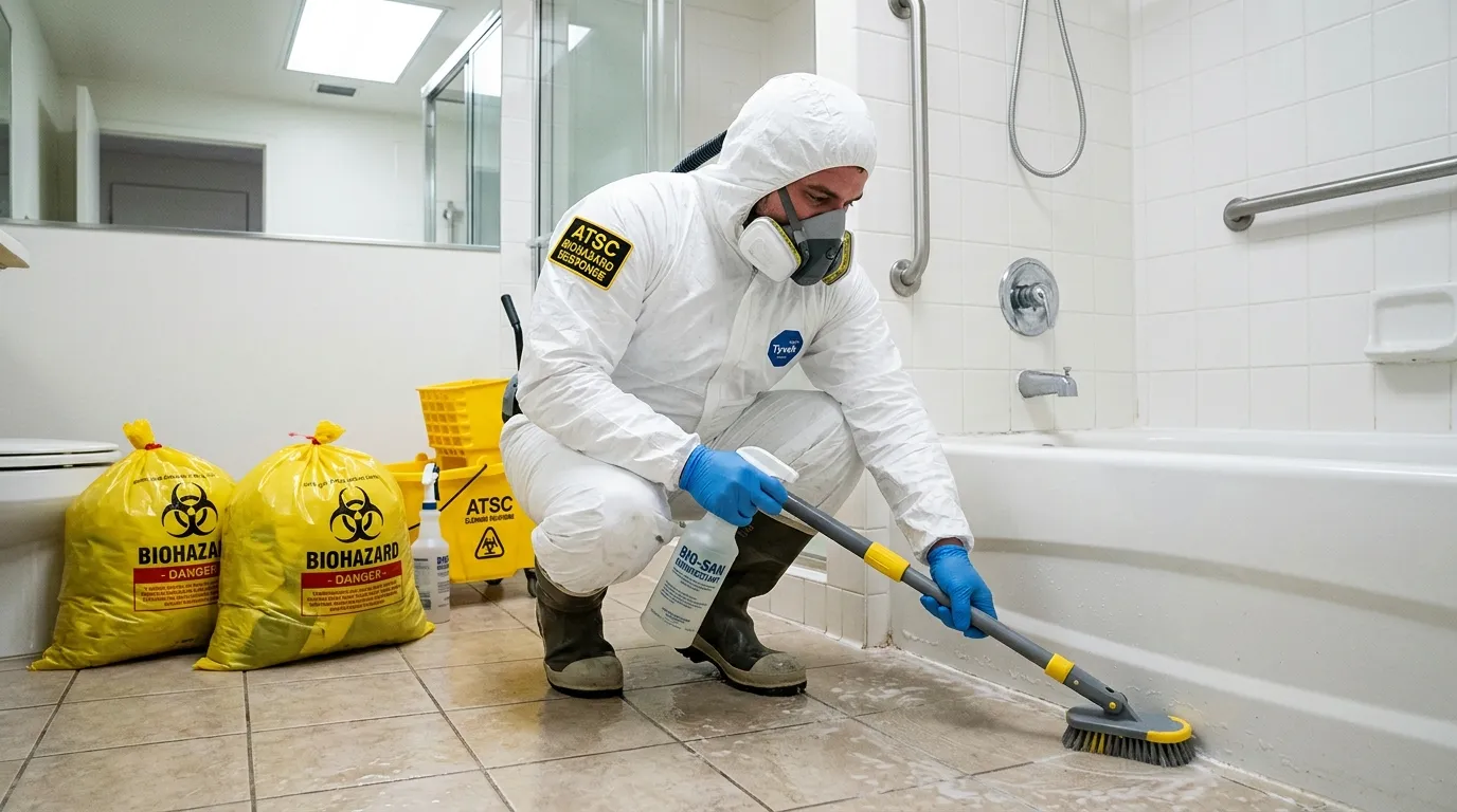 Decontamination equipment deployed for Blood Cleanup in Lynchburg